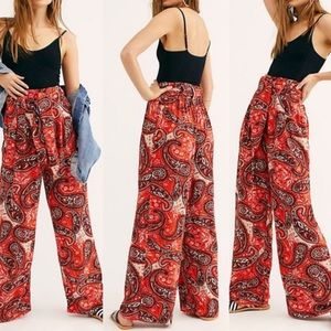 * NWOT Free People Tiger Lily Boho Pants *